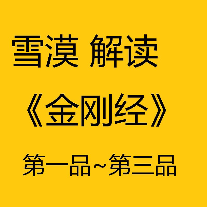 《雪漠解读金刚经.雪漠.演播海潮明月》雪漠以当代视角解读千年智慧，结合自身实修体悟，让《金刚经》的玄妙哲理落地于生活