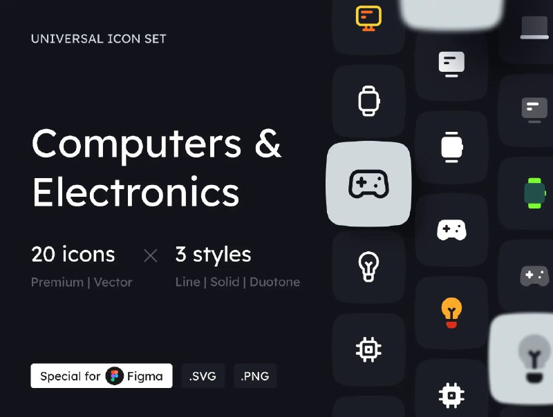 《图标素材合集》精选海量图标，涵盖多种风格与场景，满足您的设计需求