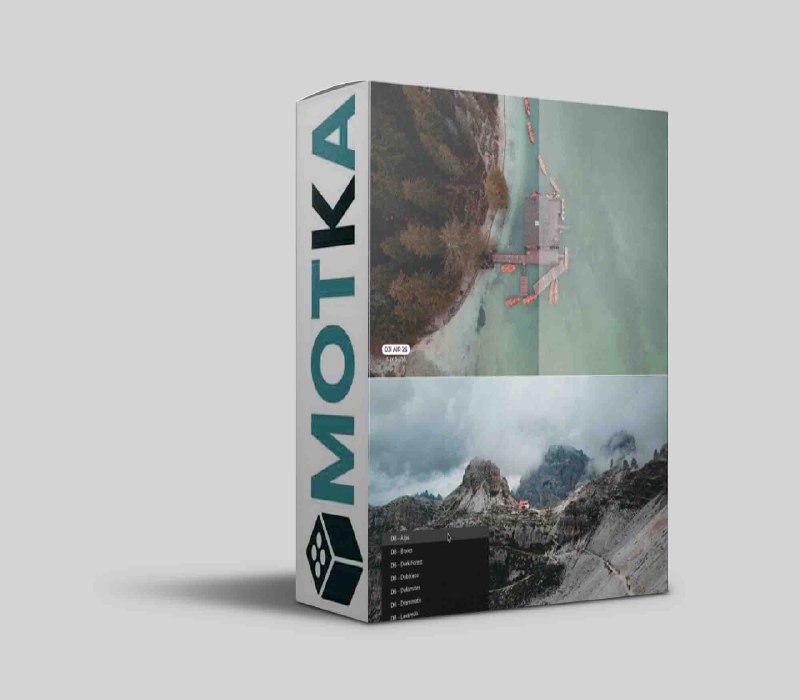 《Gumroad-DenisBarbasCinematicDroneLUTs》这套LUTs专为航拍影像打造，由专业摄影师Denis Barbas精心调校，能一键赋予画面电影级色调