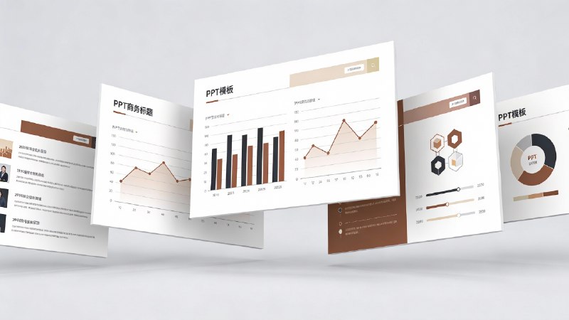 《PPT信息图主题模板》这套模板将复杂数据转化为视觉故事，包含动态图表与模块化排版，让汇报清晰又吸睛
