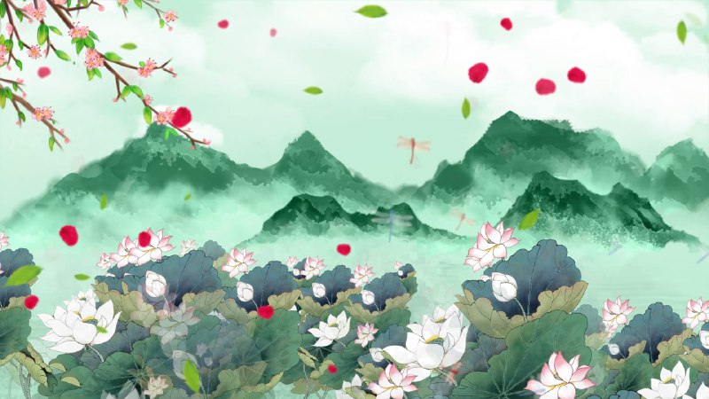 《60款国潮古风背景（视频素材）》精选60款国潮古风背景，融合传统纹样与现代美学，涵盖水墨、丹青、金碧等多种风格