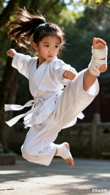 《少儿武术》本课程专为少儿设计，通过趣味武术动作与科学训练结合，不仅能强身健体、提升协调性，更注重培养坚韧品格与礼仪修养