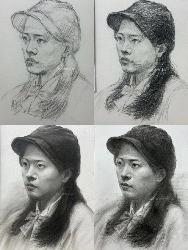 《素描零基础直达四级课程》从握笔姿势到复杂静物组合，系统教学覆盖素描各级要点