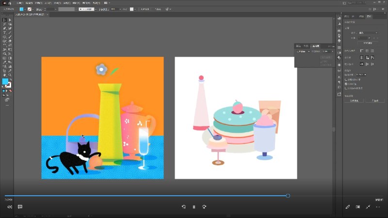 《ichisaku日系Q版团练第2期课程》课程专注日系Q版角色设计，从基础动态到完整插画逐步教学，提供独家笔刷与构图模板