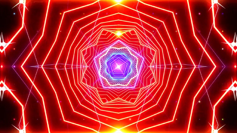 《AePr模板视频素材赛博朋克霓虹发光图形动画 》动态图形充满科技感，霓虹发光效果炫酷夺目，完美融合赛博朋克美学