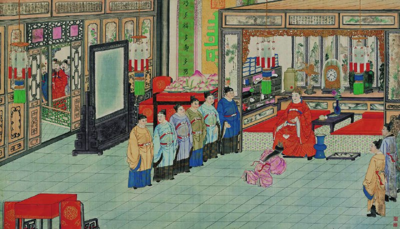 《清代民间生活图集水彩画》这本图集以细腻水彩再现清代市井百态，从市集喧闹到宅院清幽，每一幅都是穿越时空的烟火故事