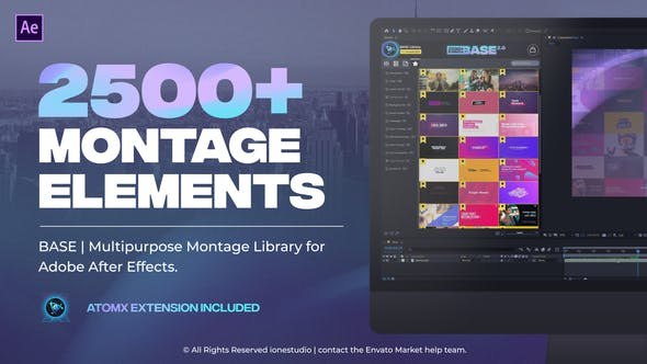 《AE预设-2500种视频无缝转场字幕条标题图形排版设计调色视觉特效预设包》2500款超全AE预设，一键应用提升视频质感，转场流畅字幕醒目，高效创作必备神器