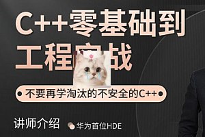 《C C++ VIP培训 从零基础到PC逆向》从零基础入门到精通PC逆向，系统掌握C/C++核心技能，实战驱动快速提升编程能力