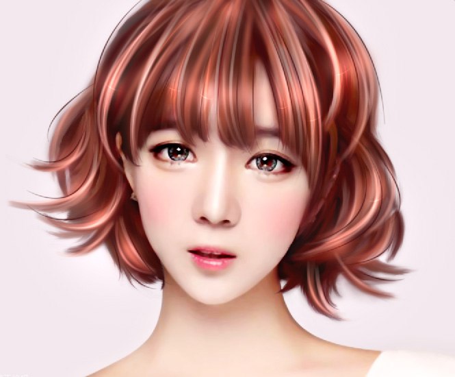 《PS人物转手绘》细腻笔触还原真实肌肤质感，灵动眼神注入灵魂，完美融合写真与艺术创作