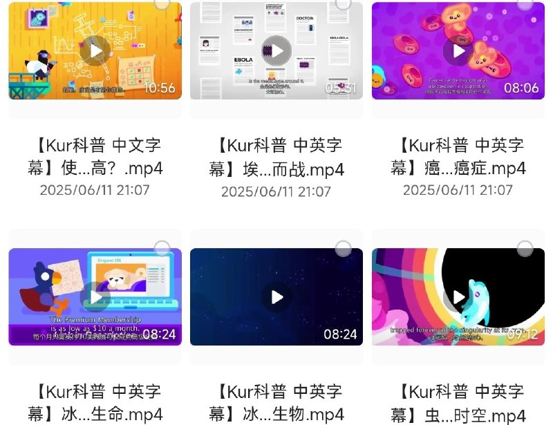 《Kur英语科普动画简而言之 kurzgesagt 》用精美动画解析复杂科学话题，深入浅出激发求知欲，让知识学习变得生动有趣