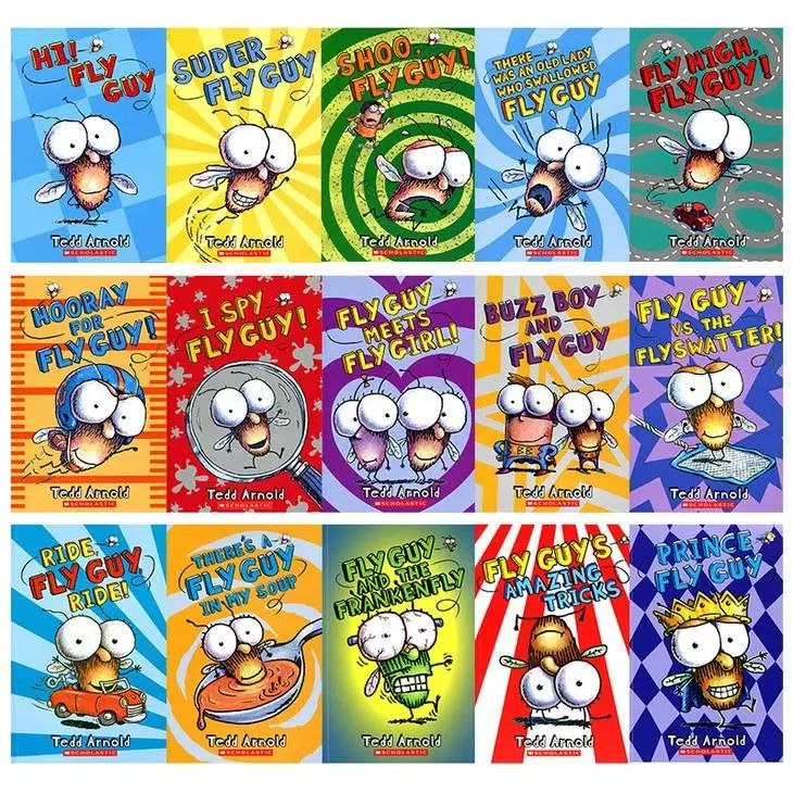 《英文经典桥梁书苍蝇小子 Fly Guy》幽默有趣的故事，简单易懂的英文，适合孩子自主阅读，培养英语兴趣和阅读习惯